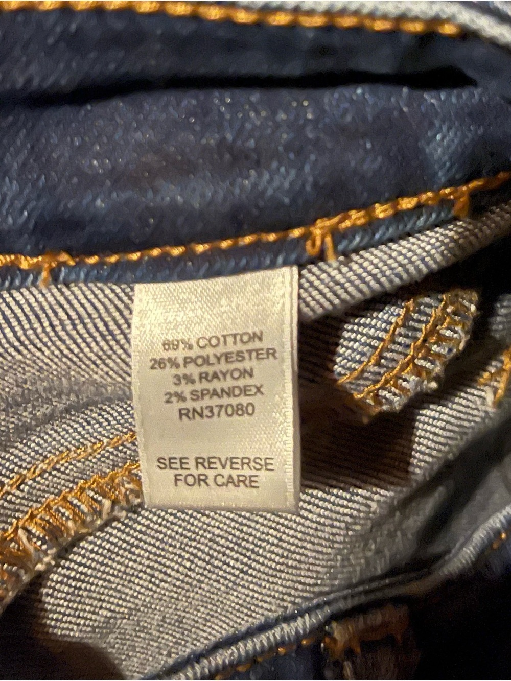 Cato Dark Blue Flare Jeans with Side Stud Accents - Picture 11 of 11